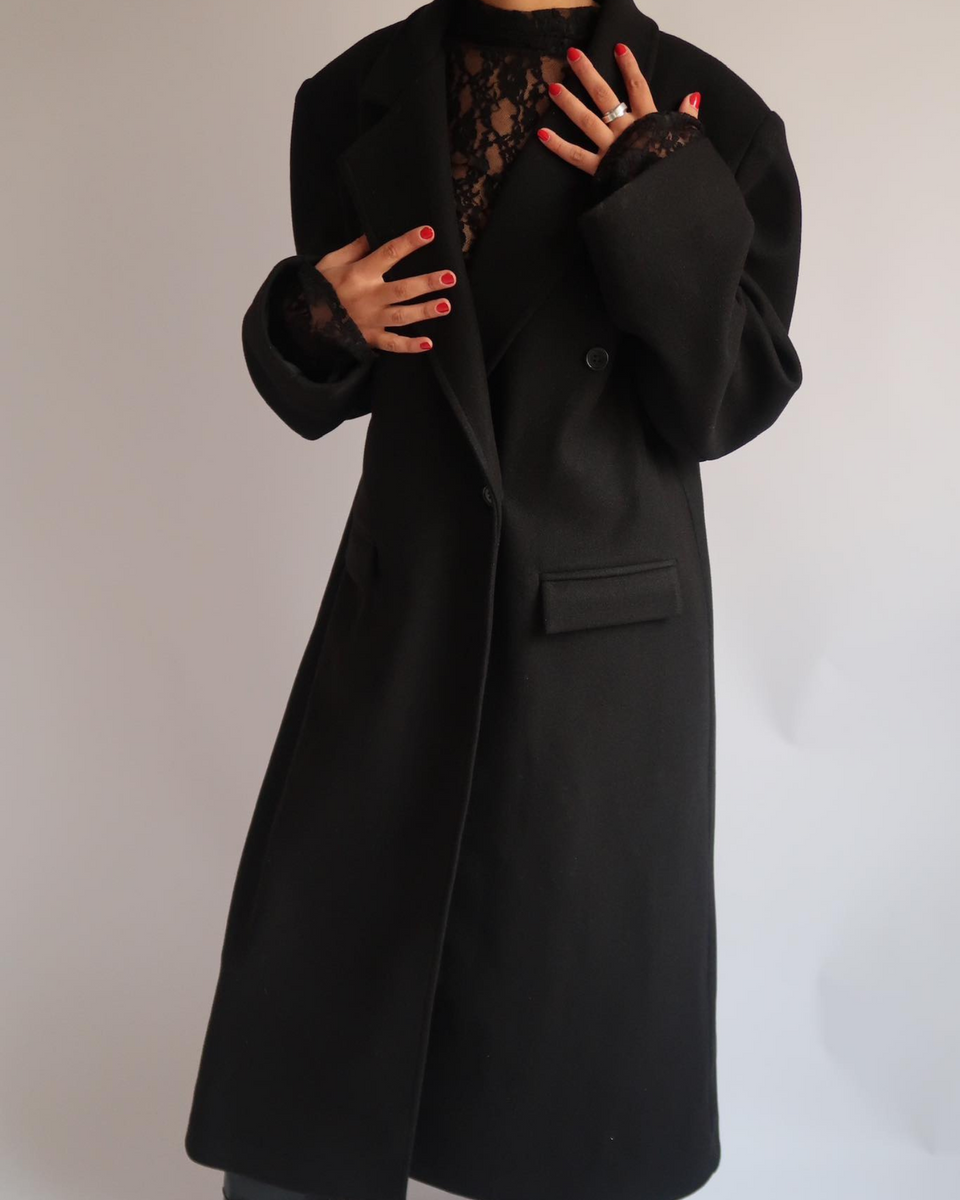 Wool Boxy Coat | Tops | MYNE