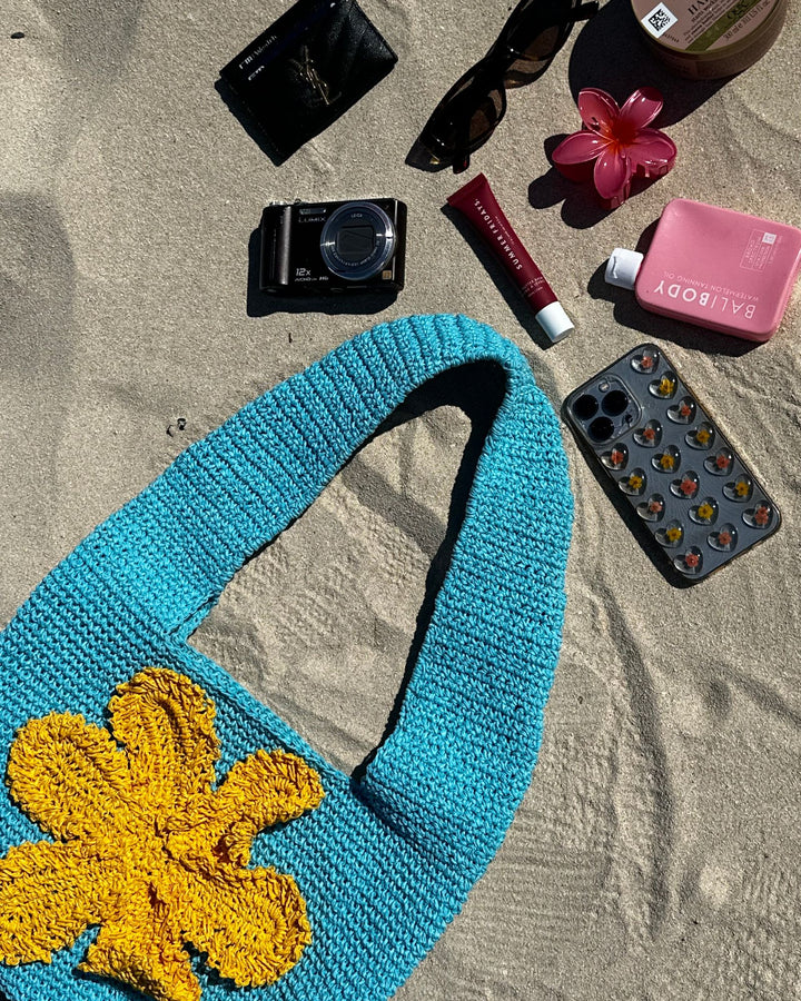 Raffia Bloom Bag