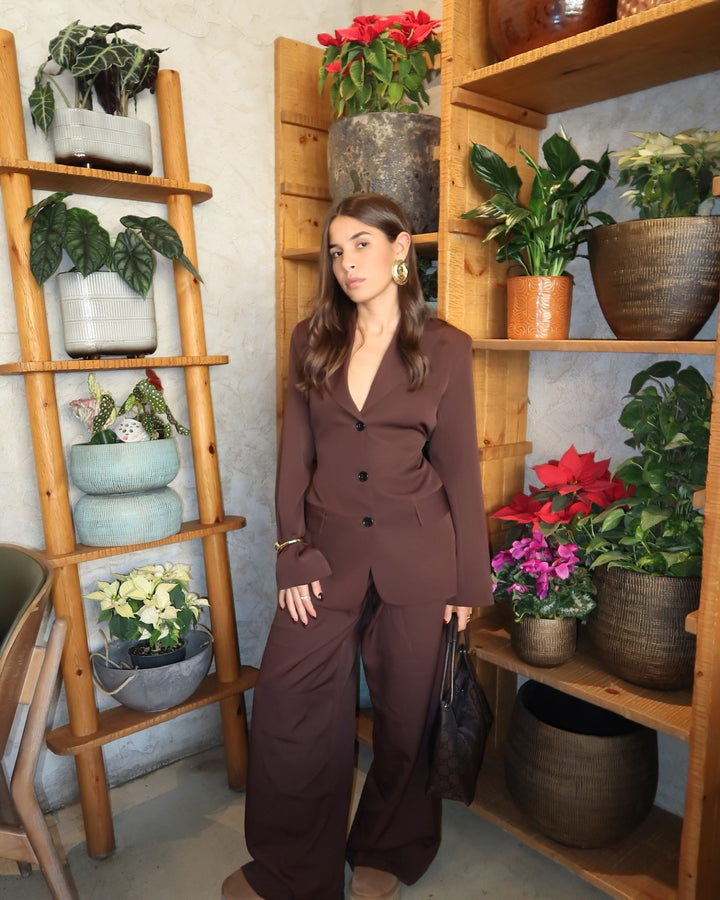 Brownstone Pleated Suit Pants