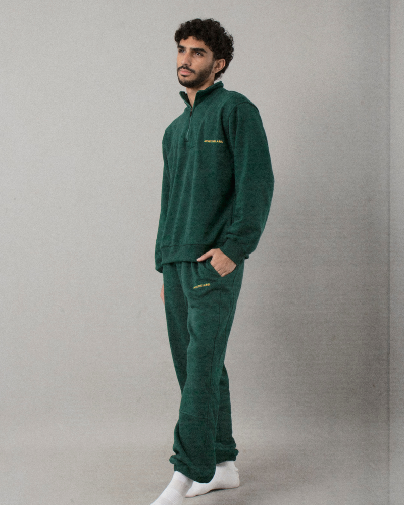 
                  
                    Load image into Gallery viewer, Lounge Cuffed Sweats - Forest Green (MENSWEAR)
                  
                