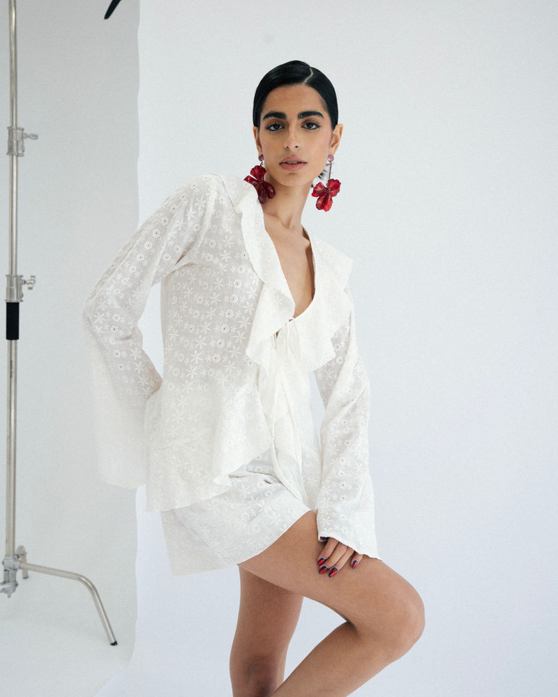 
                  
                    Load image into Gallery viewer, Broderie Frill Blouse
                  
                