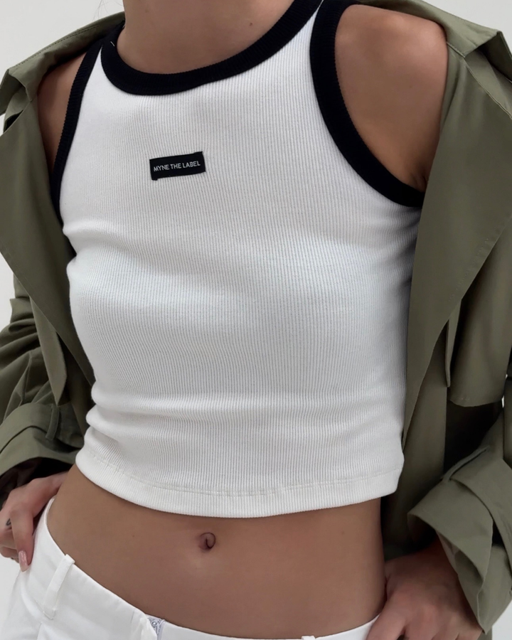 MYNE THE LABEL Tank Top - White