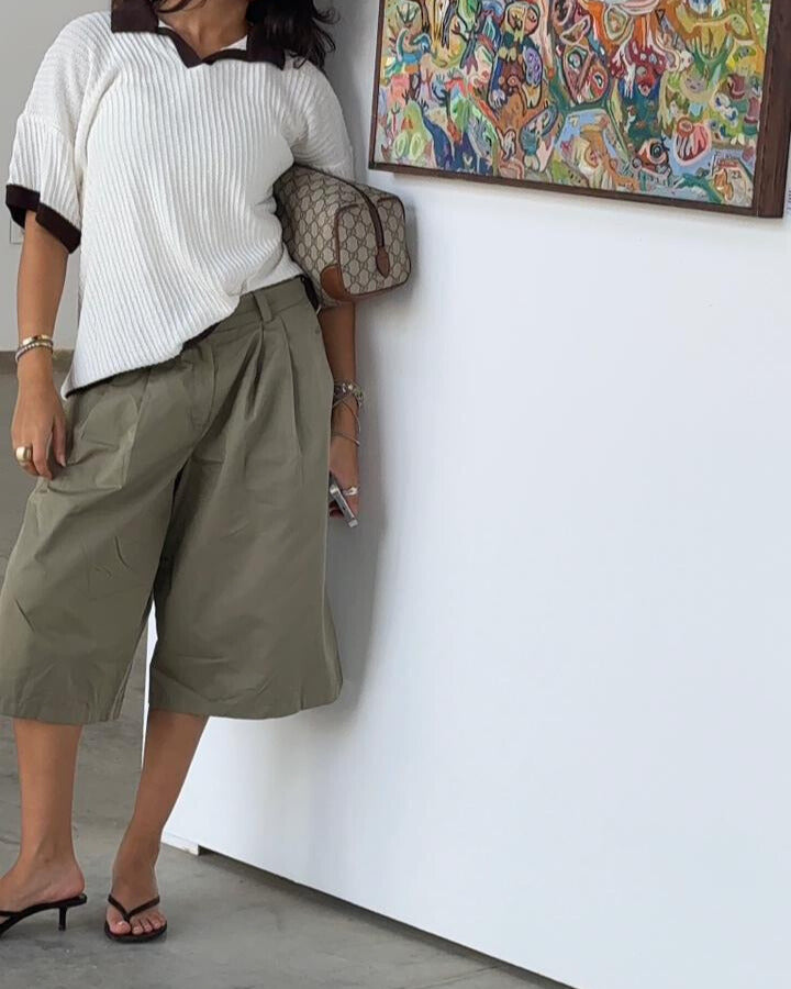 
                  
                    Load image into Gallery viewer, Pleat Street Jorts - Khaki
                  
                