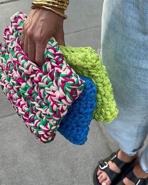 
                  
                    Load image into Gallery viewer, Limited Edition Crochet Clutch - Pistachio
                  
                