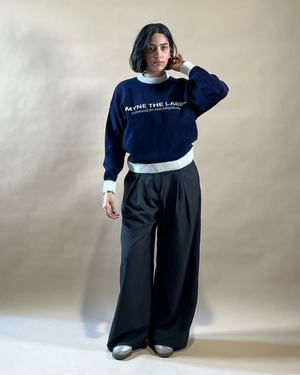 
                  
                    Load image into Gallery viewer, Oversized Knit Jumper - Navy
                  
                