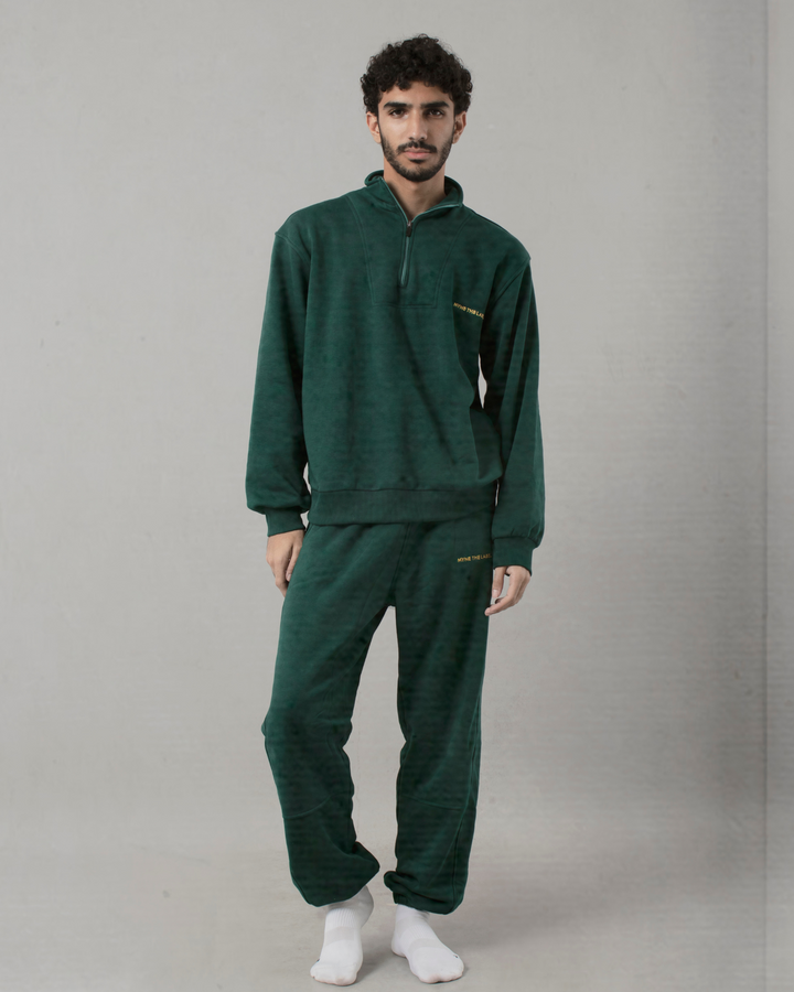 Lounge Cuffed Sweats - Forest Green (MENSWEAR)