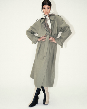 
                  
                    Load image into Gallery viewer, Trench Coat - Khaki
                  
                