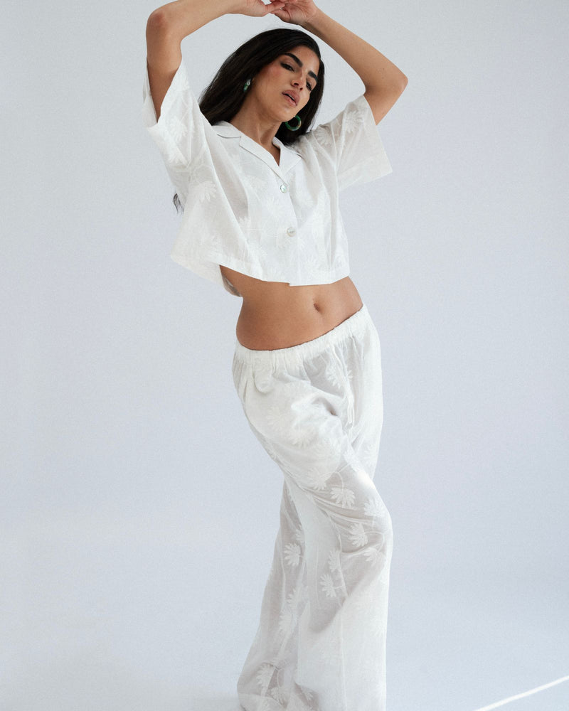 
                  
                    Load image into Gallery viewer, Palms Broderie Shirt
                  
                