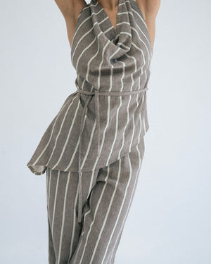 
                  
                    Load image into Gallery viewer, Gaia Twist Top - Taupe
                  
                
