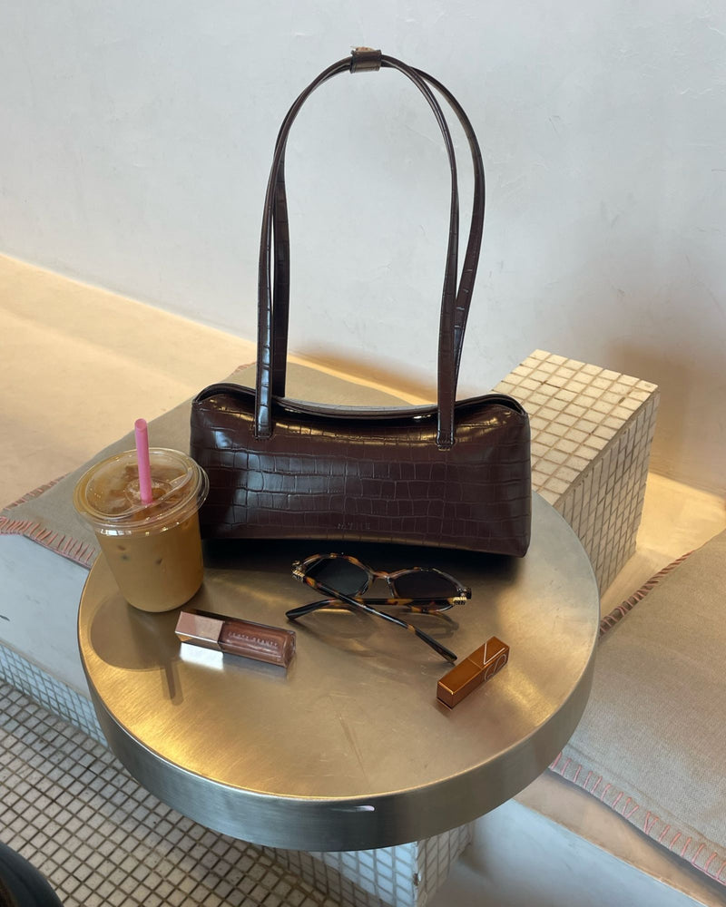 
                  
                    Load image into Gallery viewer, Eclat Shoulder Bag - Chocolate (PRE-ORDER)
                  
                