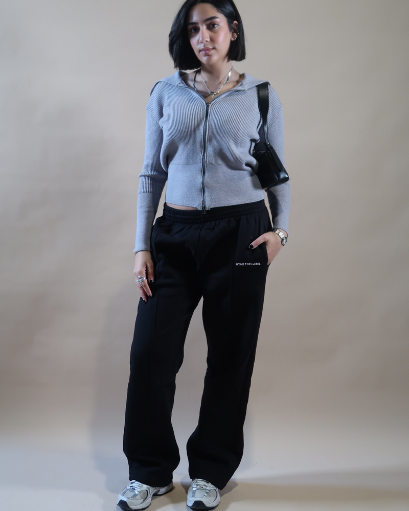 
                  
                    Load image into Gallery viewer, Double Zip Sweater - Light Grey
                  
                