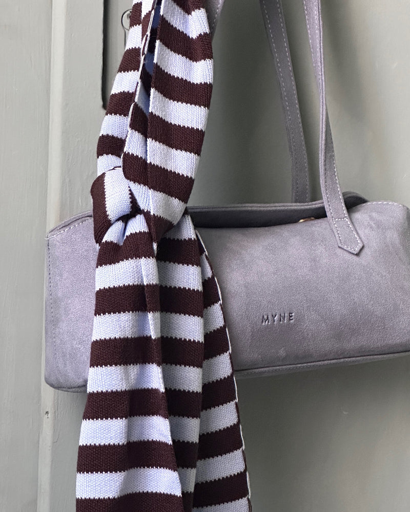 
                  
                    Load image into Gallery viewer, Suede Eclat Bag - Bluish Grey
                  
                