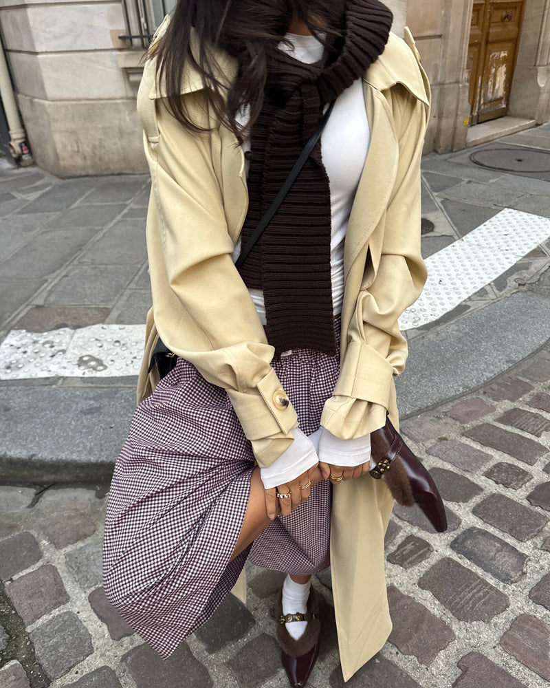 
                  
                    Load image into Gallery viewer, Brown Sugar Check Jorts
                  
                