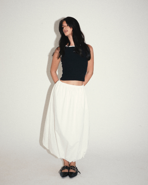 
                  
                    Load image into Gallery viewer, Maxi Bubble Skirt - Off White
                  
                