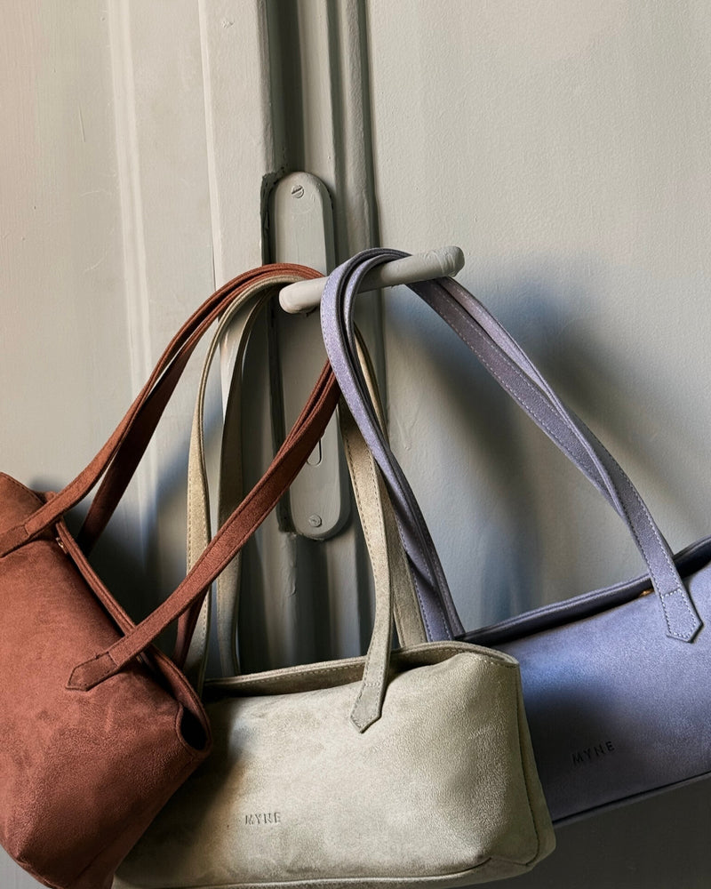 
                  
                    Load image into Gallery viewer, Suede Eclat Bag - Light Brown
                  
                