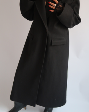 
                  
                    Load image into Gallery viewer, Wool Boxy Coat - Black
                  
                